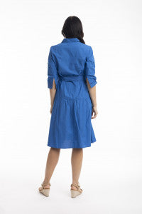 Essential Poplin Belt Dress by Orientique