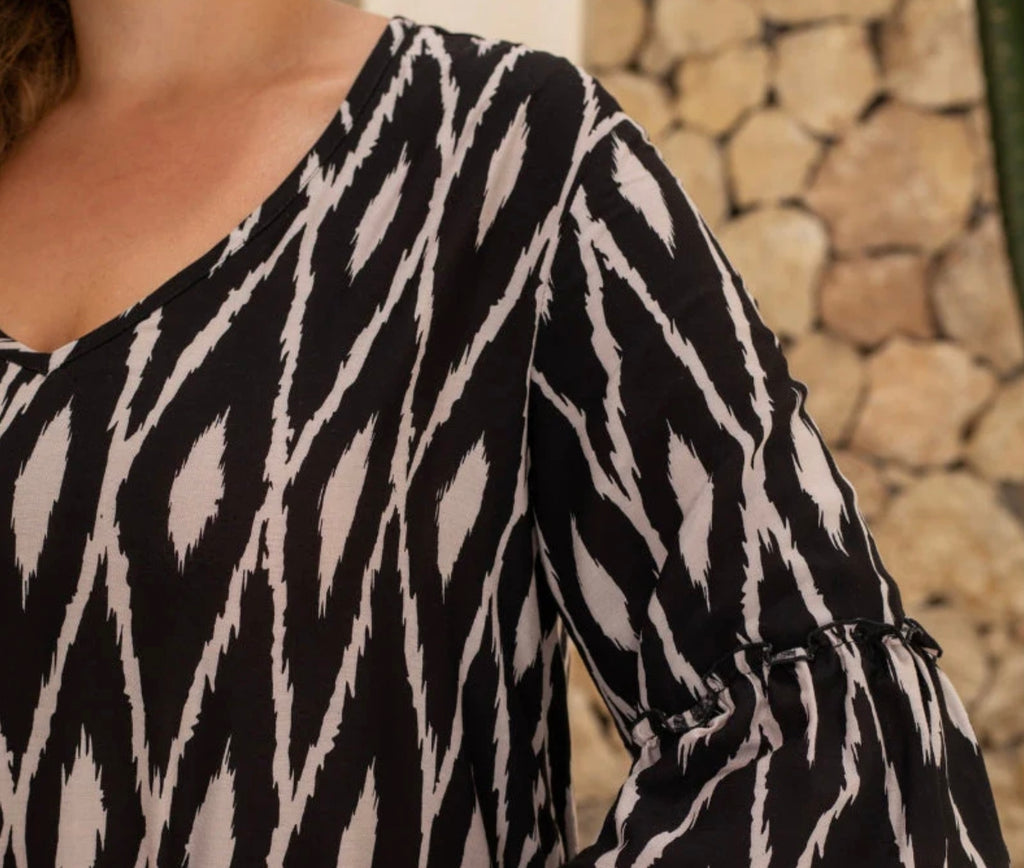 Midnight Diamond Shift Dress