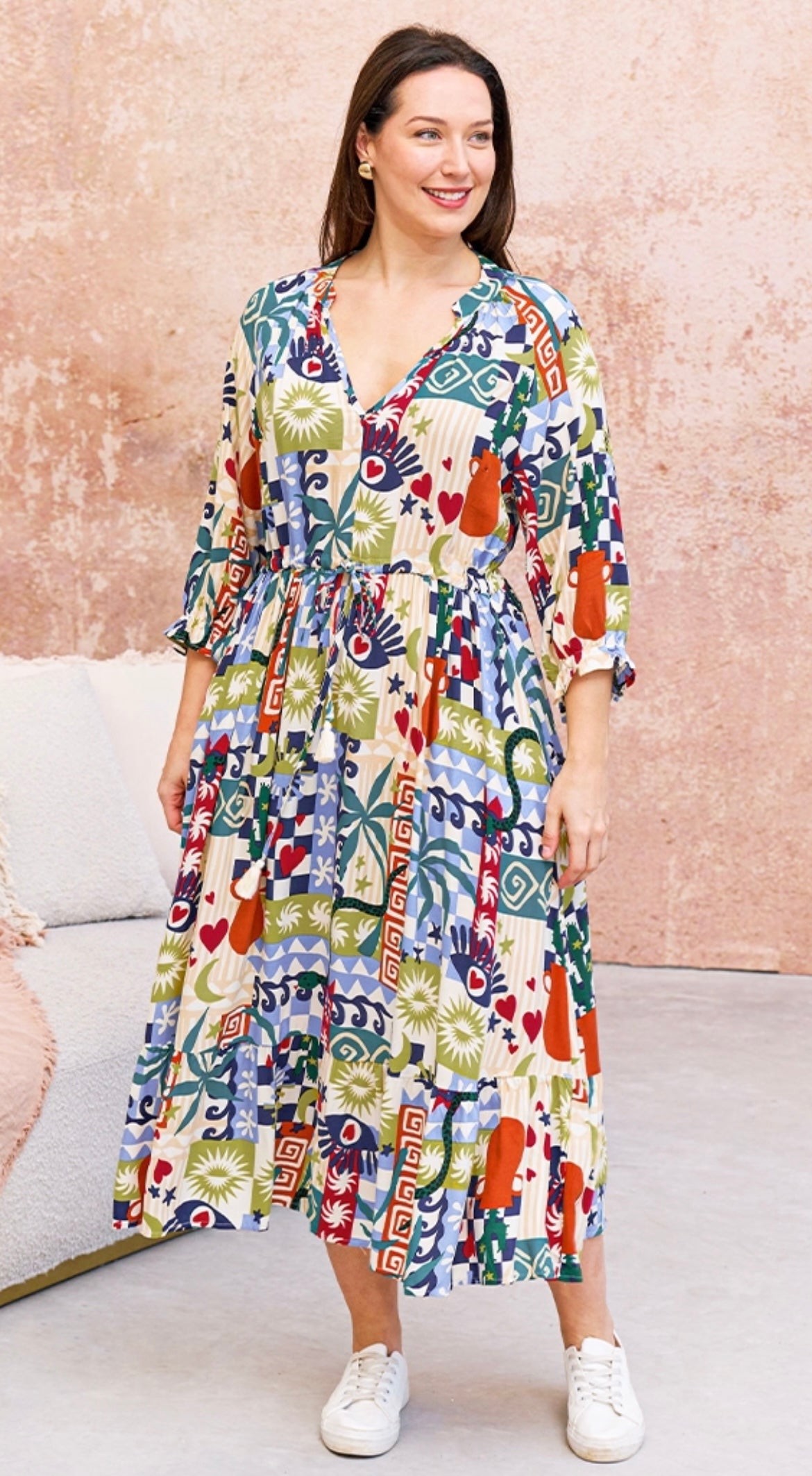 Huntress Midi Dress C24770419 by BoHo Aust