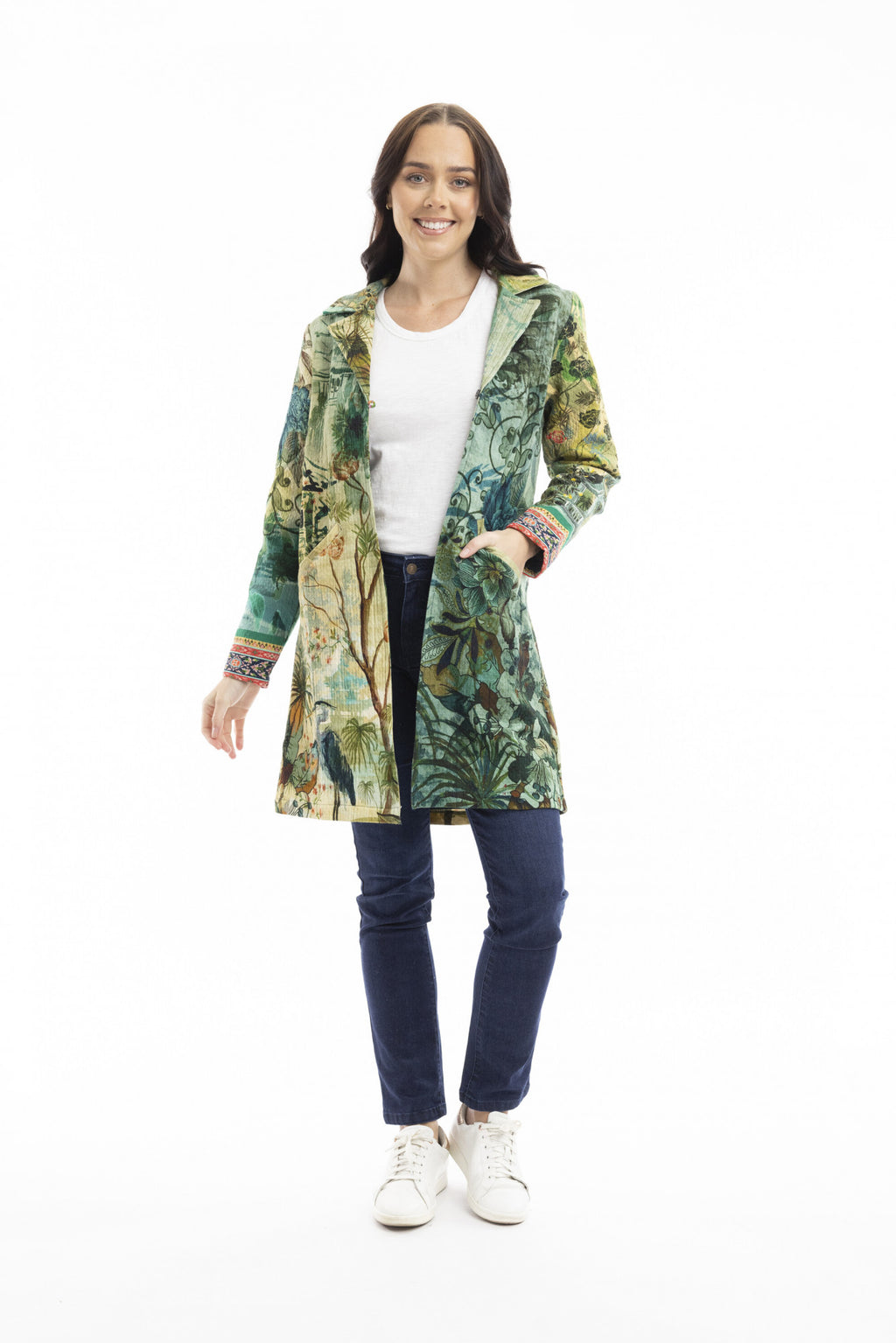 Digital Printed Coats by Orientique
