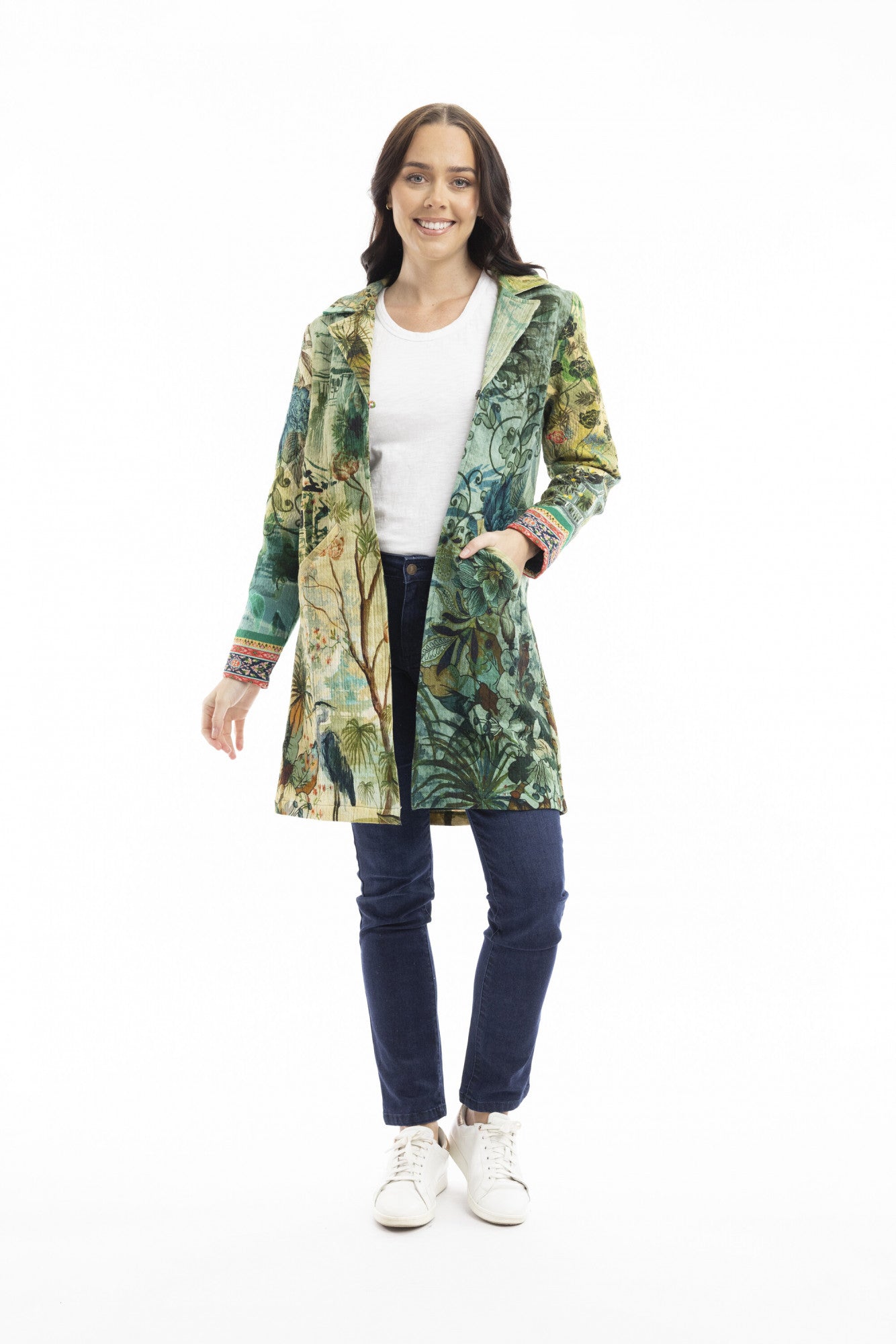 Digital Printed Coats by Orientique