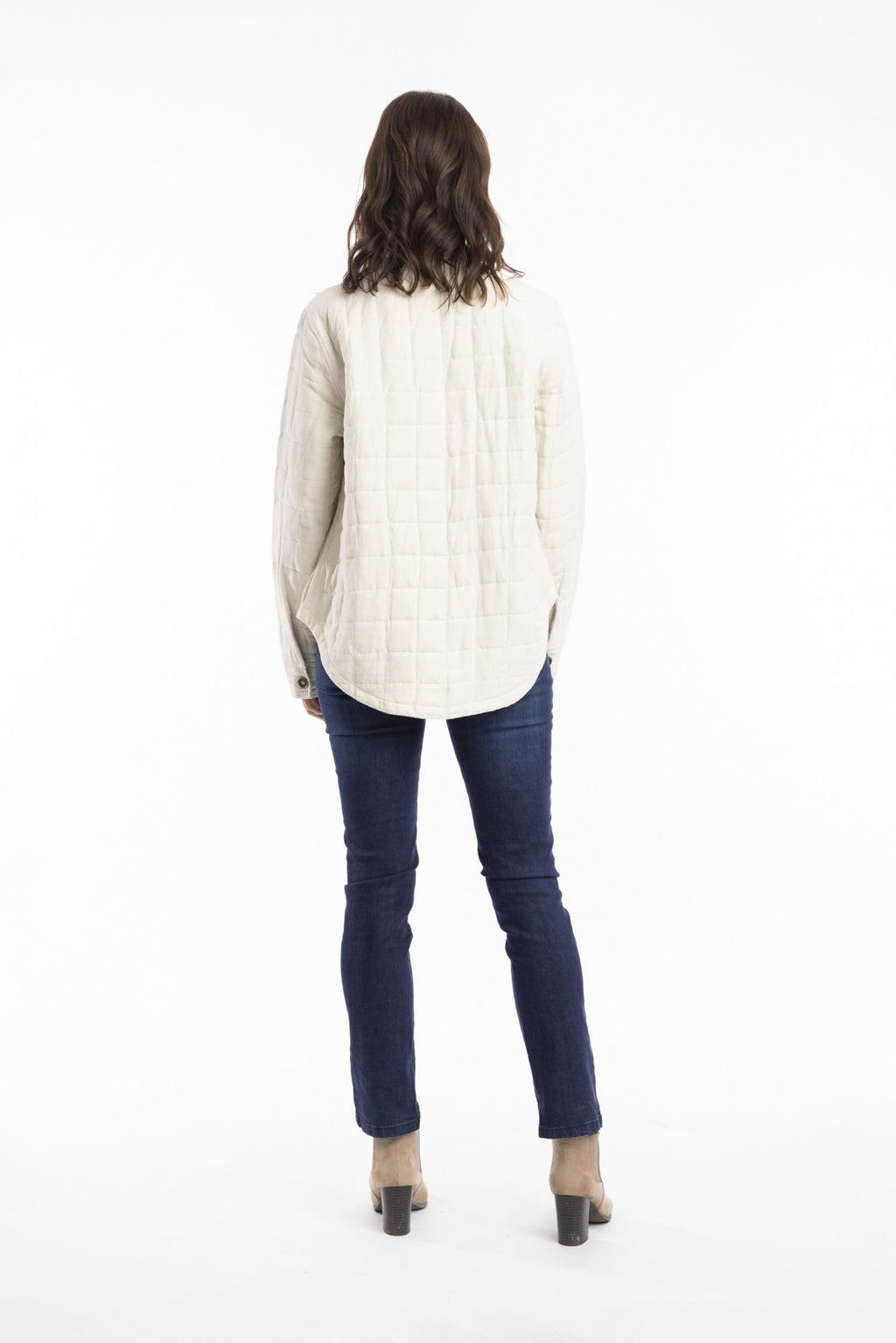 Pure Linen Padded coat by Escape