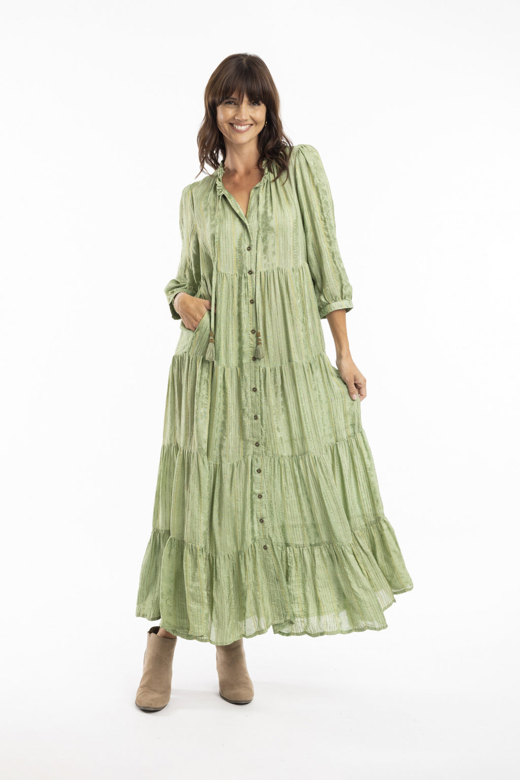 Dobby Maxi Dress By Escape