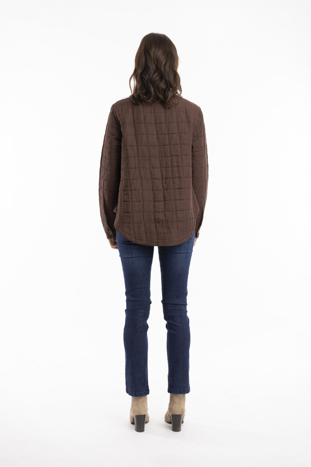 Pure Linen Padded coat by Escape