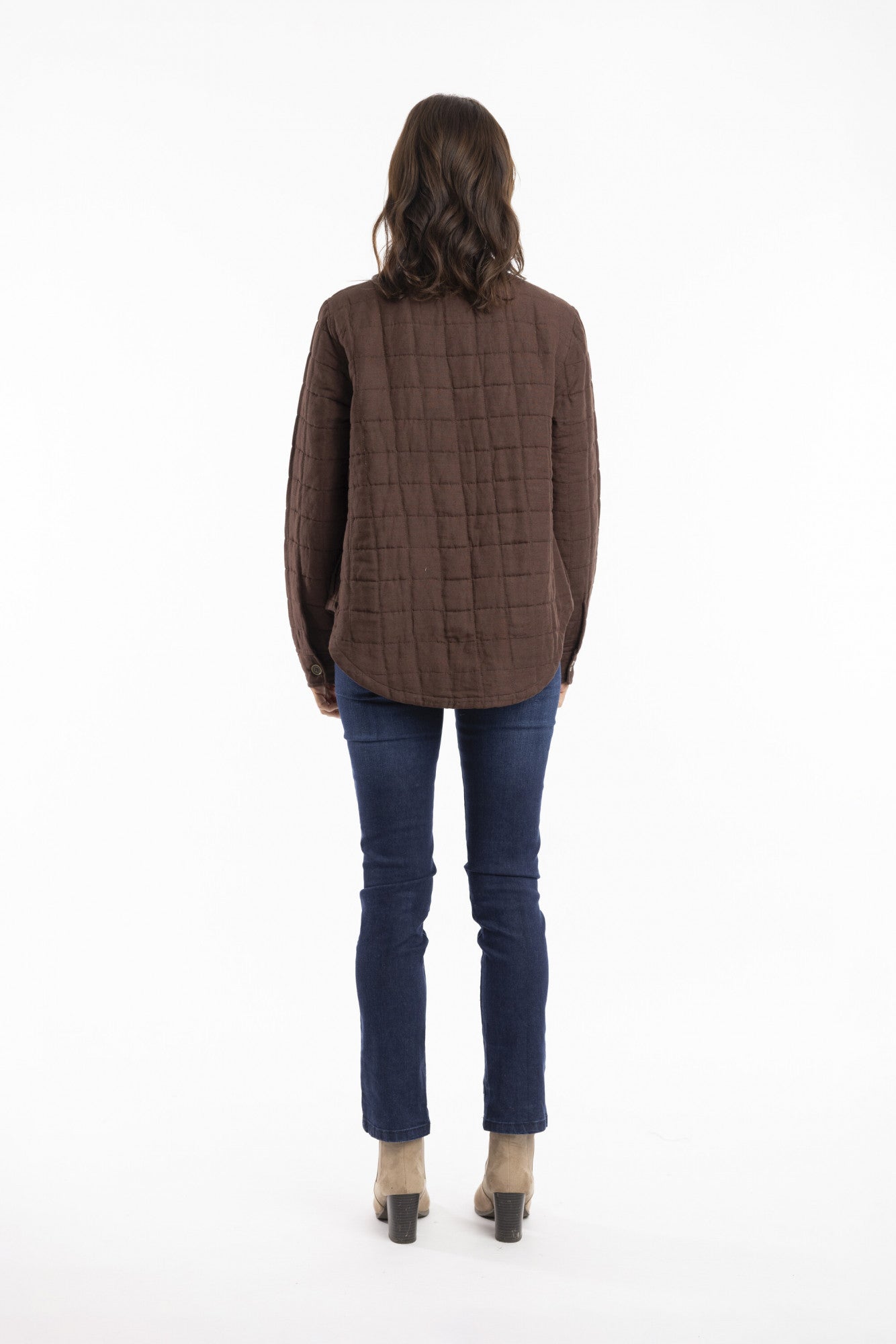 Pure Linen Padded coat by Escape