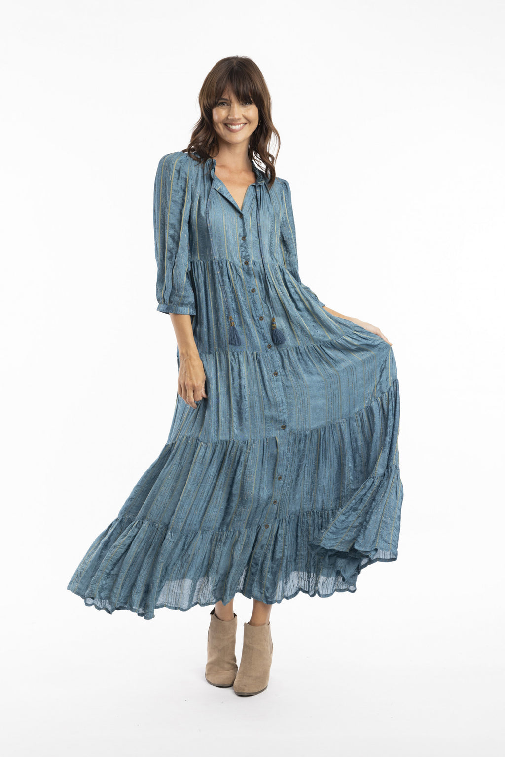 Dobby Maxi Dress By Escape