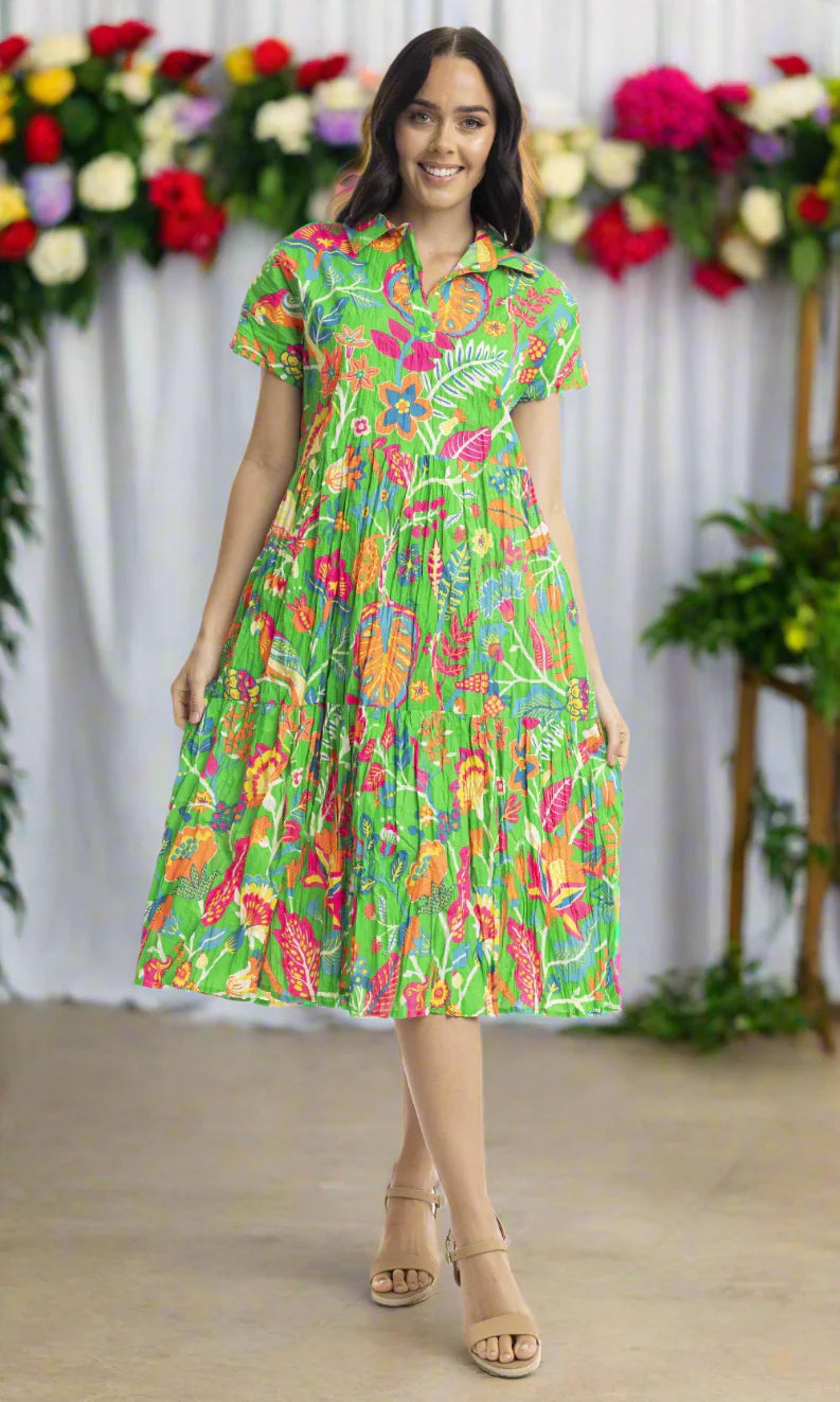 Madurai Collar T Shirt Dress by Orientique