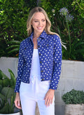Denim Jacket Silver Dot CA24162