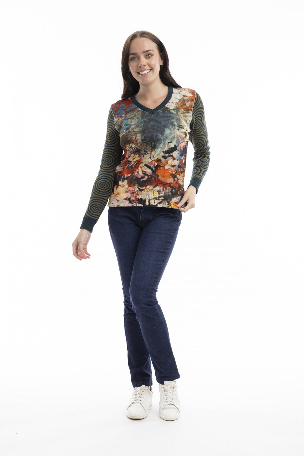 Free Bird Digital Jumper by Orientique