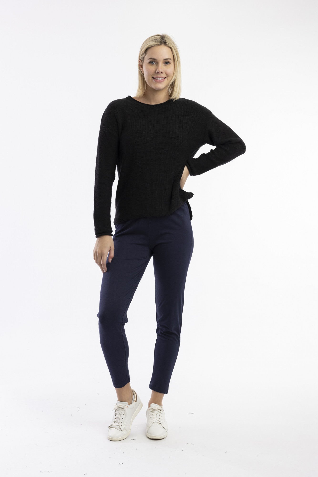 Orientique Basic Black Leggins