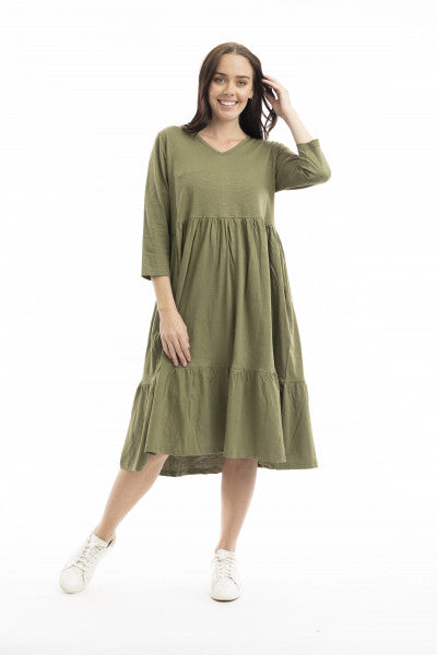 Essential Layers Midi dress by Orientique