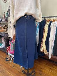 Denim Wrap Skirt by Fria